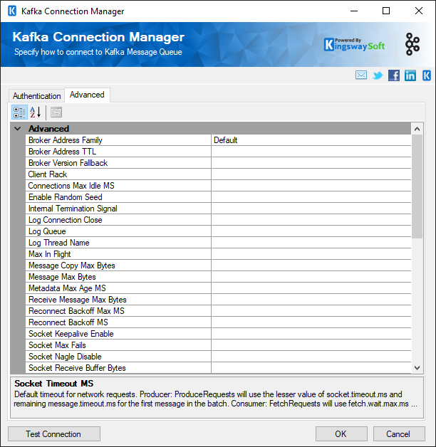 Kafka Connection Manager - Advanced